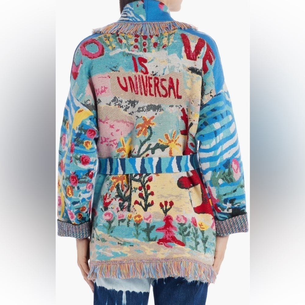 ALANUI Love Is Universal Wool Blend Cardigan - Size XS